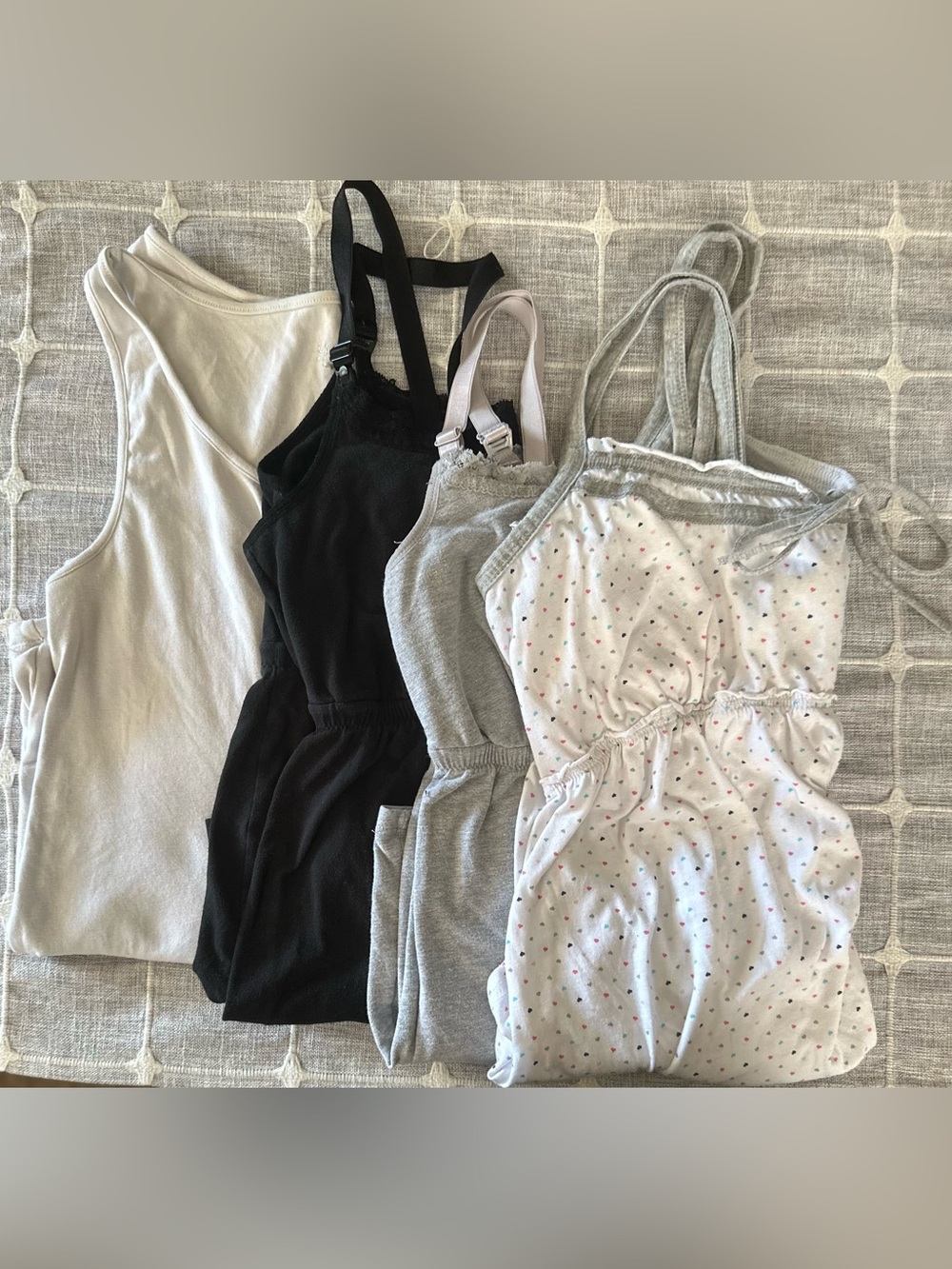 LOT (4) Maternity/Nursing Tank Tops